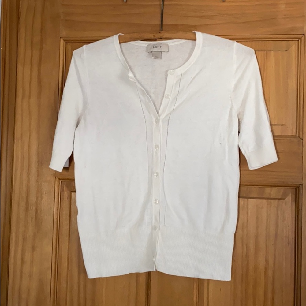 V-Neck Cardigan Sweater